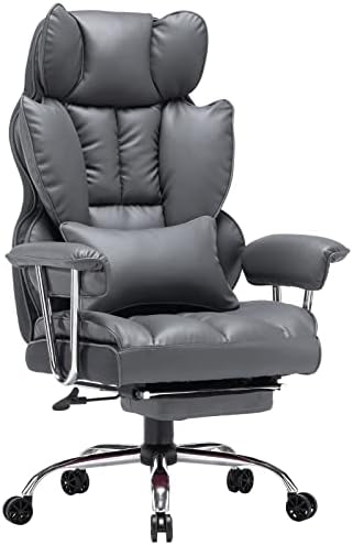 SKYE Grey PU Leather Executive Chair view 3